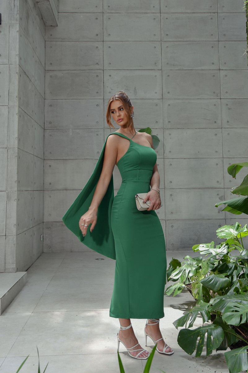 Vestido Midi Serenata Verde
